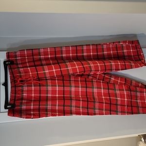 Sleep Chic. Red flannel pajama pants. L(P)